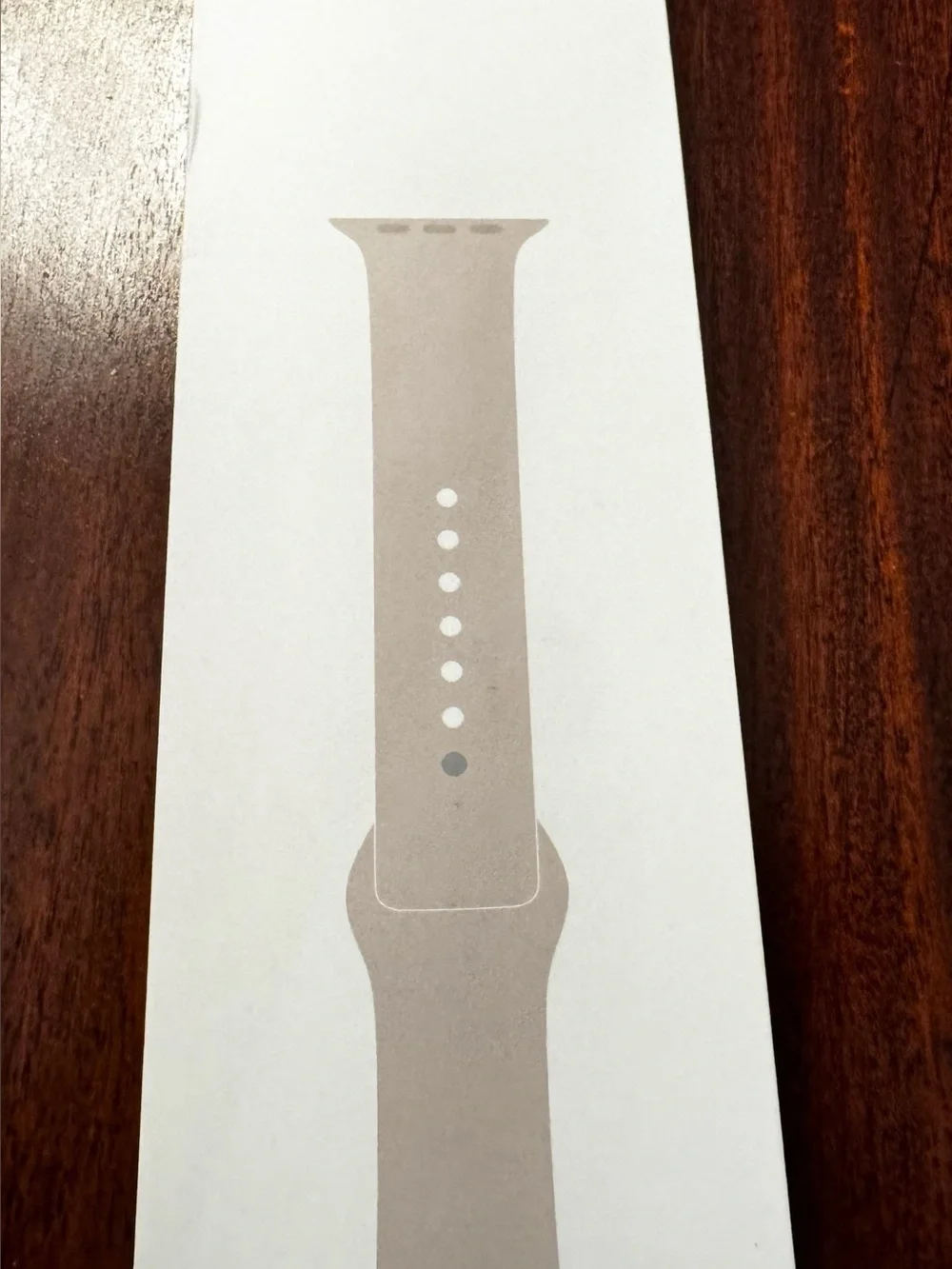 Authentic APPLE Sport Band Starlight 41 mm. BNIB